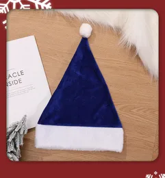 2022年新年の厚いクリスマスハット大人の子供のクリスマス装飾ホームクリスマスサンタクロースギフトナビダッド装飾冬の帽子