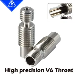 V6 Hotend Vocanoヒーターブロック1.75mmフィラメント3Dプリンターノズルスロートアクセサリーのメロー1PCS超滑らかなヒートブレイク