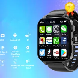 2022 Лучшие продаваемые 4G Big Screen Square Android Smart Watch Men GPS Wi -Fi SIM 64G Водонепроницаемые HD -камеры видео -звонки Smart Wwatch