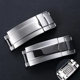 9mm X9mm NEW High Quality Stainless Steel Watch Band Strap Buckle Adjustable Deployment Clasp for Rolex Submariner Gmt Straps243b 250d