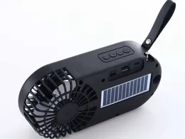 Tragbare Lautsprecher Solar Powered Lading Bluetooth -Lautsprecher mit Mini -Fan -FM -Radio -TF -Karte USB -Festplatte S245287