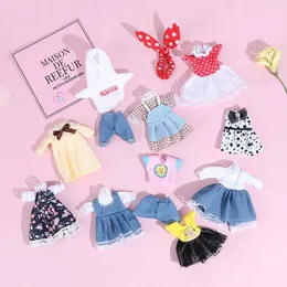 Dollowa Apparel Dolls 1PC 16cm BJD Doll Clothing High-end Sukienka może ubierać się modne ubrania do lalki ciasne ubrania dla dzieci DIY Girl