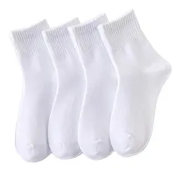 Calzini per bambini 4PAIRS/PROTTO AUTUNGHI AUTUNGHI PURA CALCI BIANCHI PUOTTO CAZZO SULD SOLUSE traspirante per ragazzi ragazze bambini D240528