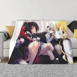 Blankets High School DD Blanket Sofa Cover Flannel Spring Autumn Japanese Anime Soft Throw For Bed Outdoor Plush Thin Quilt