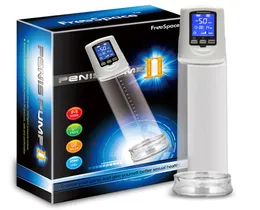 Nuova USB di seconda generazione con display LCD Display caricato elettrico Pompa elettrica Peni elettrici Extender Machine Sex Toys per Man2447547
