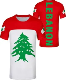 LBN Liban Flag T Shirt Women Mężczyznę Dziewczyny Dziewczyny Summer Modna Oneck Krótki rękaw Zabawne koszulki graficzne TSHIRT Streetwear Footbal5976729