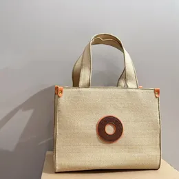 24SS Women's Luxury Designer Tote Bag Canvas Shopping Bag Women's Handbag Shoulder Bag Beach Bag Mommy Bag Jungle Bag Simple And Generous 26CM