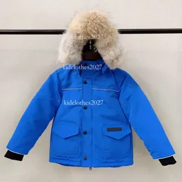 Детский дизайнер Down Pater Winter Jacket Boy Girl Baby Overwear Jackets со знаком густые тепло