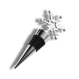 FEVERAÇÃO A FAVOR DE FEVERIÇÃO Snowflake Wine Bottle Stopper Red Storage Twist Twist Plug Plug Wedding Favors Presentes Supplies LX8779