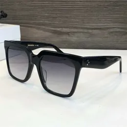 Luksusowe nowe designerskie kobiety okulary przeciwsłoneczne 40055 kwadratowa ramka prosta popularna sprzedaż styl najwyższej jakości Ochrona Uv400 Okulara z oryginalnym 196o