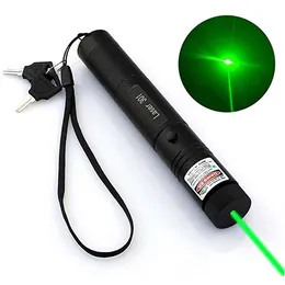Caccia 532nm 5MW Punta laser verde Vista 301 puntatori alti focus regolabili a punta rossa Dot Lazer Torch Pen proiezione senza batt wact