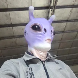 Zapasy imprezy Purple Alien Mask 51 Area Ufo Cute Halloween karnawałowa okładka potwora nowość