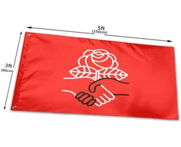Socialistas democratas da America Flag 3x5ft Impressão de poliéster ao ar livre ou interno Banner de impressão digital e sinalizadores Whole2151766