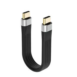 4K USB-C 31 Gen 2 Cable 10g Emark Chip Short-C Type-C USB C To C Sync Charger Adapter PD 60W Video for MacBook Pro TPGBS