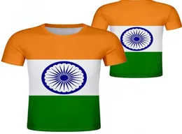 Indien T Shirt DIY Custom Made Name Nummer Ind tshirt Nation Flagge Hindi Country Republic Indian College Print PO Clothes8506209