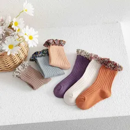 جوارب الأطفال Milancel 2022 SPRING BABY SOCKS GIRLORS SOCK 3 أزواج الكثير من الجوارب الصغيرة D240528