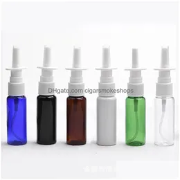تعبئة زجاجات الجملة 20 مل تغليف زجاجة رذاذ طبية فارغة مع مكتب توصيل الأدوية البلاستيكية المستقيمة