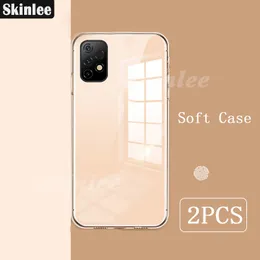 Skinlee 2 -PCs -Koffer für UmIdigi Bison2 Pro Transparent Clear Water Soft Phone Deckung für UmIdigi Bison 2 Pro Cases Funda