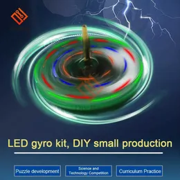 4D Beyblades DIY مجموعة إلكترونية LED Gyroscope DIY KIT KIT ROPONTING RAMPENT INTERNAL COMPONENT DIY Project Electronic Chorting (بطارية خالية) S245283