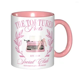 Mugs The Tortured Poets Department All's Fair In Love And Poetry Merch Coffee Funny 2024 TS Tea Cups Gift For Swiftie