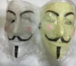 100 pezzi Vendetta Mask v Masches Fawkes v Vendetta Team Pink Blood Scar Masquerade Movie per adulti Guy Halloween Cosplay Party Face Carniv2250928