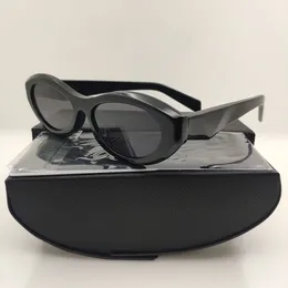 Verkauf kleiner oval 2024 heißes Acetat Schwarze Sonnenbrille für Frauen Marke Designer Mode weibliche Kastanienpersönlichkeit Sonnenbrille UV400
