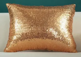CushionDecorative Pillow Party Shining Sequins Sham Sparkly Golden Festival Decorative Cushion Case Deco Cover For SofaCushionDe4425376
