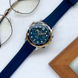 Omeg -Armbanduhren für Männer 2024 Neue Herren Uhren All Dial Work Quartz Watch hochwertige Luxusmarke Chronograph Clock Edelstahl Uhrenband Omegas -o1