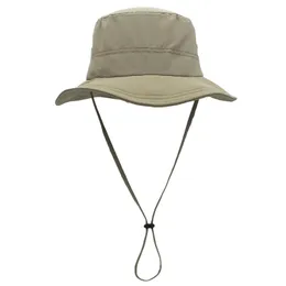 Connectyle Womens Lady Bucket Sun Hat 조절 가능한 통기성 풍력 방풍 빠른 건조 UV 보호 넓은 챙 야외 매일 모자 240511