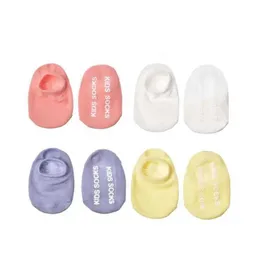 Kids Socks 4pairs/Lot NewBorn Baby Thin Floor Socks Anti-Slip Ankle Short Socks Unisex Boys Girls Infant First Walker Shoes d240528