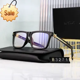 CH Cross Sonnenbrillen Frames Designer Luxuschromes Damen -Promi schwarz Ultra -helles Antiblau -Rahmen Myopia Brille Herzbrille 2024 Hochqualität IZ5I