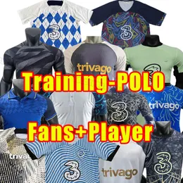 CFC 2023 2024 Pulisic Soccer Trikots Fans Spieler Version Ziyech Havertz Kante Werner Abraham Chilwell Mount Jorginho Fußball -Shirt Polo Training 23 24