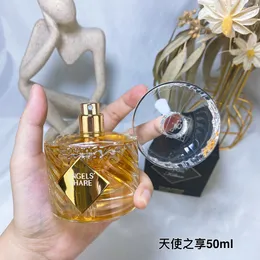 50ml Eau de Parfum Colônia Perfume para Mulher Incenso Bom cheiro Fragrância Mulher Anjos compartilham entrega rápida