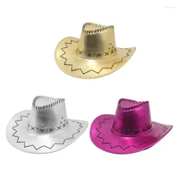 Berets Cowboy Hat Pearlescent Caps For Stage-Performance Folk Po Studio Props Dropship