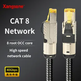 Xangsane 5N OCC cat 8 network cat8 rj45 wifi router Ethernet cable 40Gbps 2000MHz laptop Internet LAN cable PS4 wifi router