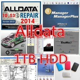 V10.53 Oprogramowanie Alldata i MIT-Chell+Elsawin+Vivid+ATSG Motor Heavy Truck Auto Repair Software 49in1 HDD 1TB