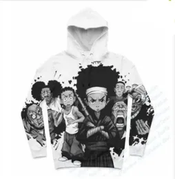 Nya mode harajuku stil casual 3D tryck hoodies boondocks män kvinnor höst och vinter tröja hoodies bc0844864492