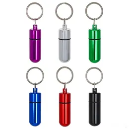 Pílula com colher telescópica Kichain Dabber Storage Bottle Stah Caso de bolso Jar Recipiente Snorter Sniffer Snuffer Box LL