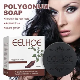 Polygonum multiflorum hårschampo tvål - närande och återupplivande formel för frisk hårvård schampo bar 1pc