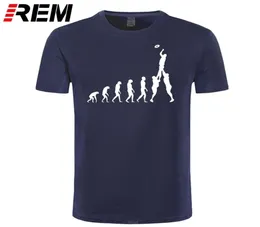 Rugby Evolution of Man Tshirt Funny Printed T Shirts Men Bawełniane męskie topy 2104091137526