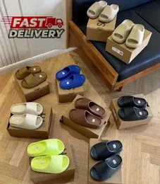 adidas Kanye West yeezy yezzy yeezys Slide Clog Sandal Foam Runner Triple Black  Fashion Slipper Women Mens Tainers bone 450 Designer Beach Sandals Slip-on Shoes