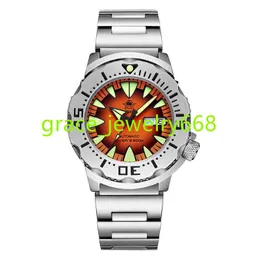 Luxury brand Addies 20ATM dive watch stainless steel sapphire glass luminous Nh35 automatic diving watch for men
