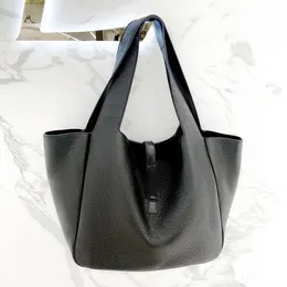 Balde de recipiente preto de alta qualidade Bolsa de designer toute de luxo bolsa de bolsa de couro de luxo Pochette Travel Bag masculina Mulher Moda de Moda de Moda