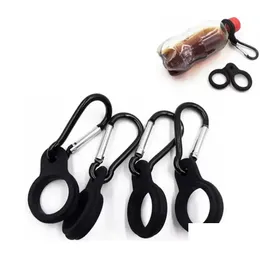 Other Festive Party Supplies 200Pcs Water Bottle Holder With Hang Buckle Carabiner Clip Key Ring Fit Cola Shaped Sile Carrier F060 Dhbis