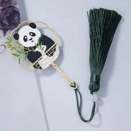 Favore party Chinese National Treasure Gold Metal Hollow Panda Tassel Bookmark Stationery Book Office Office di laurea Forniture regalo di laurea