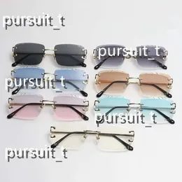 Fashion Sunglasses Frames Diamond Cut Men And Women Stylish Wire C Luxury Designer Carter Sun Glasses Driving Shades Outdoor Protect Gafas De Sol