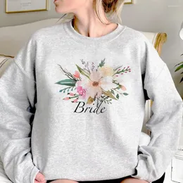 Kvinnors hoodies brud att vara kvinnor gotisk svett y2k harajuku drar huva skjorta vintertröja