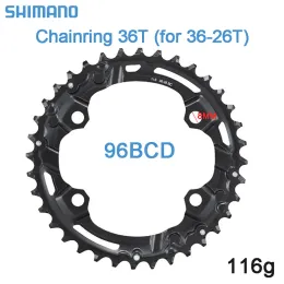 Shimano Chainring 96BCD 36T Crown MTB Chainwheel 64BCD 26T Bicycle Sprocket for Shimano MT510 M4100 M5100 M8000 M9000 Crankset