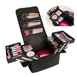 Nxy kosmetisk väska bolsa de kosmeticos multicapa para mujer organisador maquillaje gran capacidad salong belleza tatuajes herramientas 278z