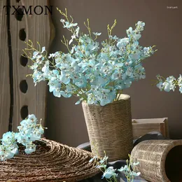 Декоративные цветы txmon имитация тройнал